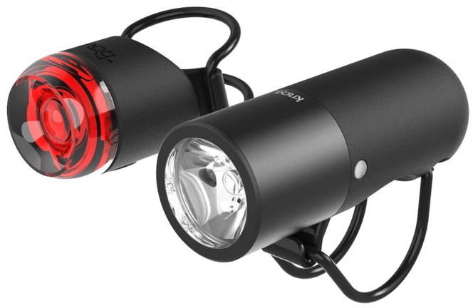 Knog Zestaw lampek rowerowych przód + tył PLUGGER TWINPACK
