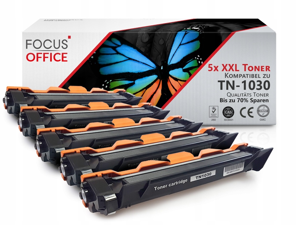 5x Toner Do Brother HL-1110E HL-1112E DCP-1510E