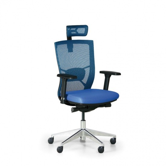 B2B Partner Krzesło biurowe Designo, niebieski X3-56A-MF/NT02,B16