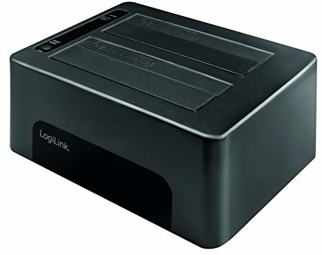 LogiLink USB 3.0, 2-Bay Quickport/Dockingstation für 2.5
