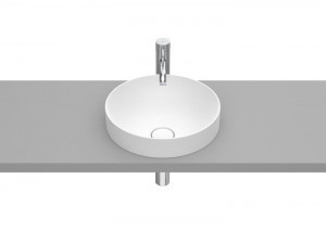Roca A32752R620 INSPIRA ROUND Umywalka blatowa 370x370 H75 FINECERAMIC BIAŁY MAT