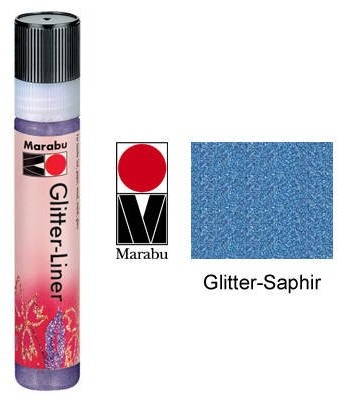 MARABUWERKE GMBH&CO.KG 25 ML efekt Marabu Glitter-Liner-farba malarska dekoracyjny MR180309594