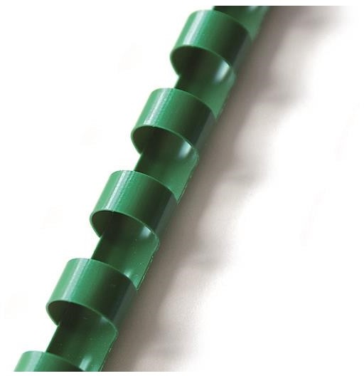 Argo Grzbiety do bindowania plastikowe, zielone, 28,5 mm, 50 sztuk, oprawa do 270 kartek
