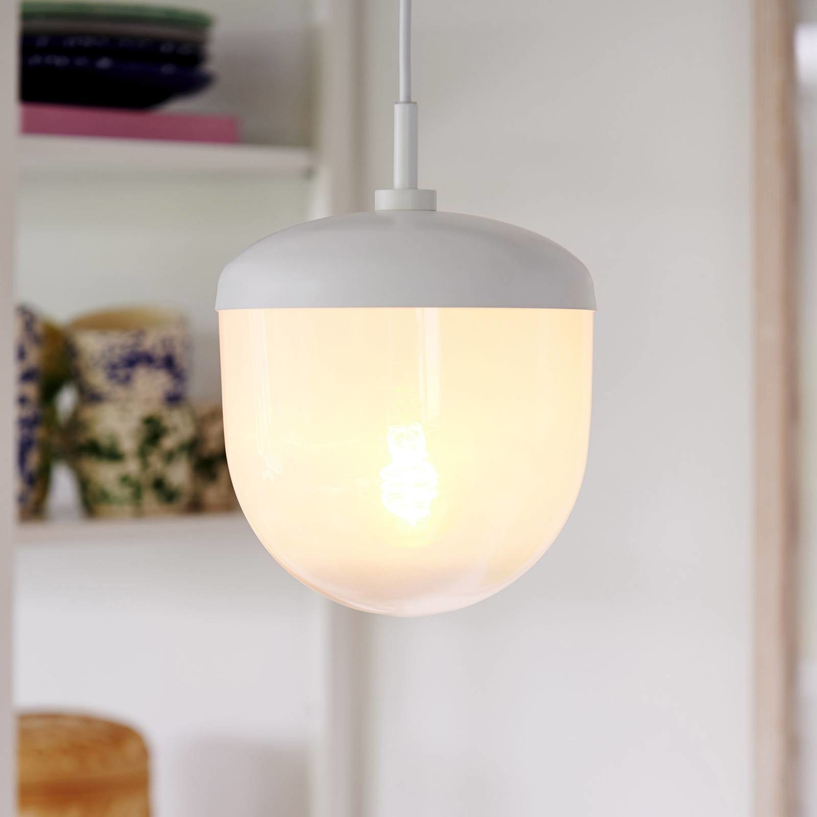 Nordlux Lampa wisząca Magia 18 cm, biała