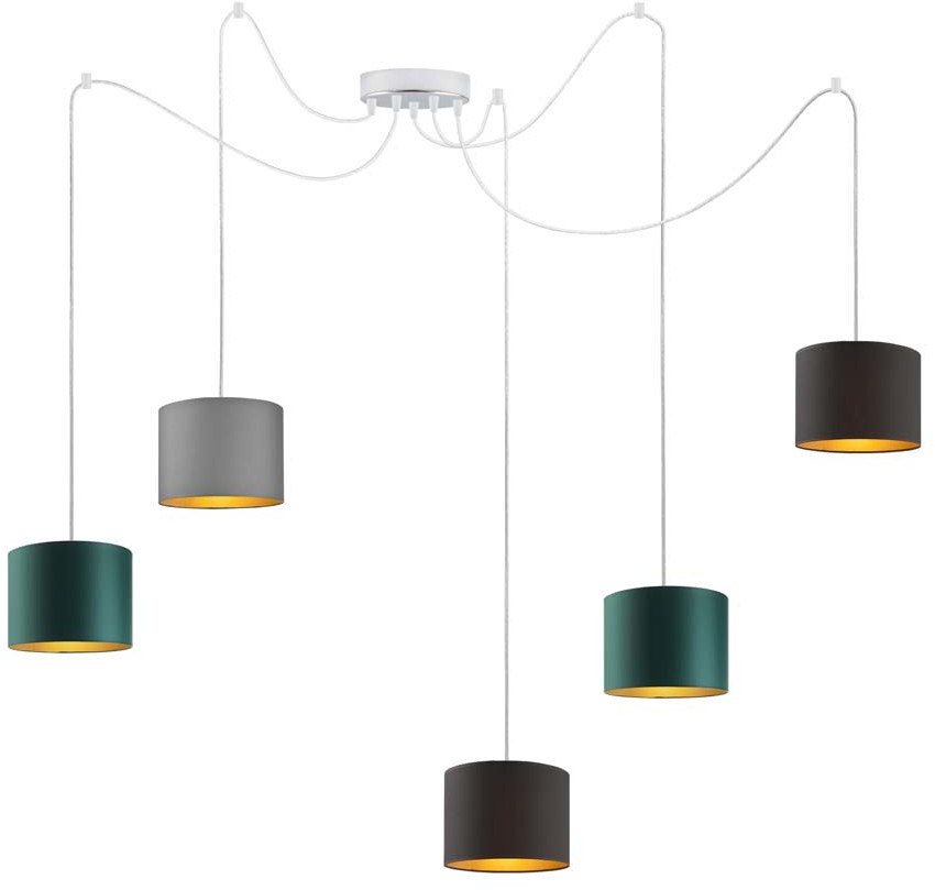LYSNE Lampa wisząca z regulacją wysokości WAIKIKI GOLD 400040/94 W5