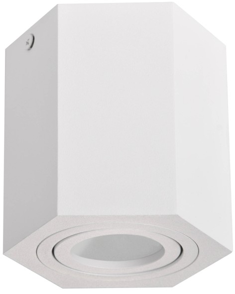 Polux Oprawa natynkowa Hexagon 1 x 10 W GU10 biała 313171