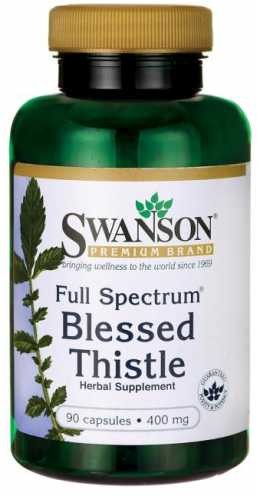 SWANSON Drapacz lekarski Full Spectrum Blessed Thistle 400mg 90 kapsułek