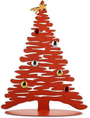 Alessi drzewko bożonarodzeniowe BM06 R w kolorze czerwono-nowość Boże Narodzenie 2017