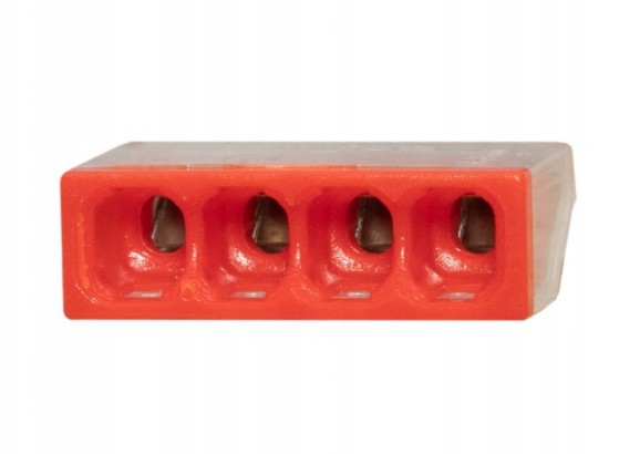 Szybkozłączka instalacyjna 2,5 mm2 - 4 styki
