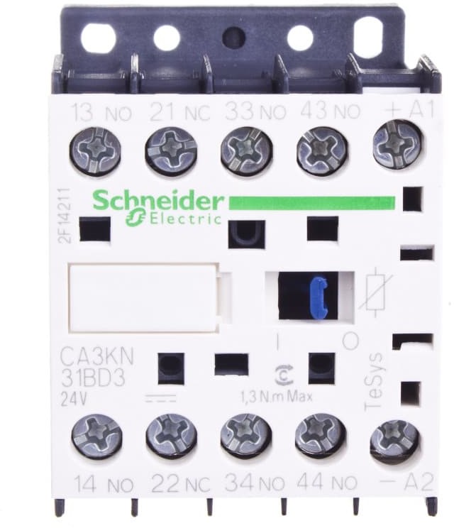 Schneider Electric Stycznik pomocniczy 10A 3Z 1R 24V DC CA3KN31BD3