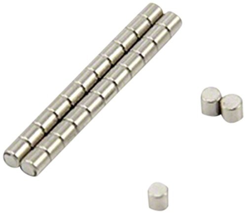first4magnets Magnes Expert 2 mm średnicy x 2 mm grubości N35 magnes neodymowy - 0,13 kg pociągnięcie (50 szt.) F412-N35-50