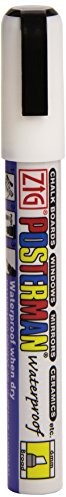 Zig Zag  posterman  tablica marker  6 MM  biały Kuretake UK Ltd.