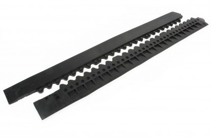 Coba Krawędź Najazdowa Do Mat Przemysłowych Coba Czarny 75 Mm X 1 M - Męski SS010002M