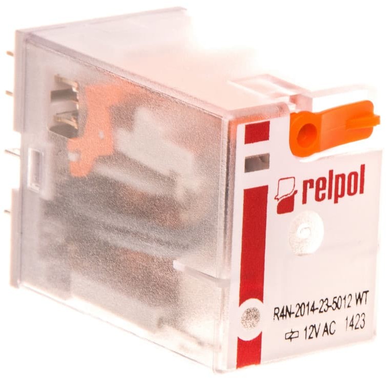 Relpol Przekaźnik przemysłowy 4P 12V AC AgNi R4N-2014-23-5012-WT 860628