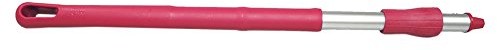 Maya Professional Tools 49812  3 ergonomiczny uchwyt, aluminium, FBK/higieny środków spożywczych, 650 MM X 32 MM, czerwony 49812-3