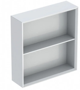 GEBERIT GEBERIT 502.323.01.1 Regał iCon kwadratowy 45 cm x 46,7 cm x 13,2 cm Biały Lakierowany na wysoki połysk
