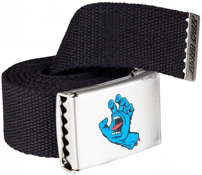 Santa Cruz materiałowy pasek SCREAMING MINI HAND BELT Black