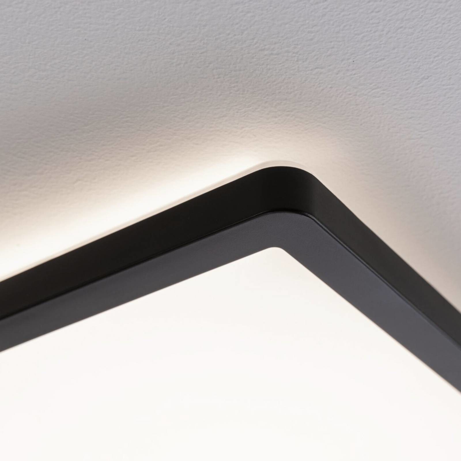Paulmann Atria Shine panel LED 42x42cm czarny