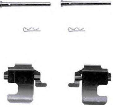 BREMBO Zestaw akcesoriów, klocki hamulcowe A 02 244