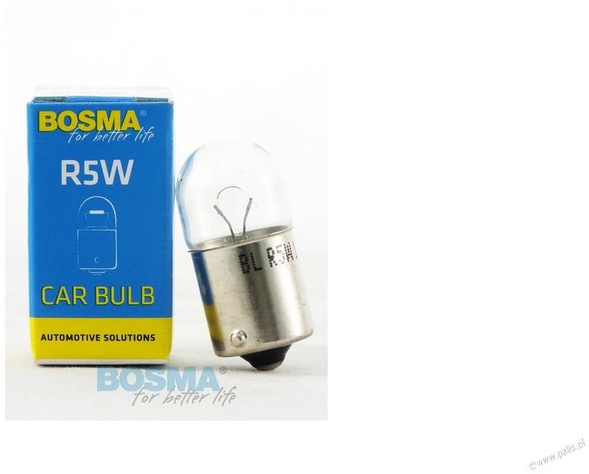Bosma BOSMA 1581S ŻARÓWKA 12V 5W R5W BA15s 18x37mm single box) 1581S