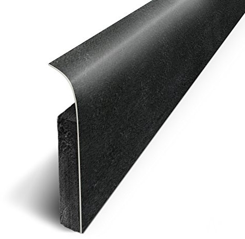 3M Listwy przypodłogowe, samoprzylepna z taśmy klejącej 3 m, 120 x 70 cm, 5 sztuka, czarny (D180525D)