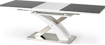 Halmar Stół SANDOR 2 Czarno-biały, 90x160-220 cm V-CH-SANDOR_2-ST-CZARNY