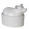 Clayre & Eef Ceramiczny Pojemnik Świnka