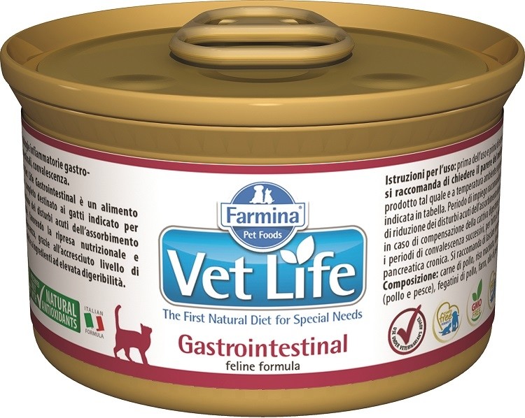 Farmina Vet Life Gastrointestinal Cat 12x85g 22868-uniw