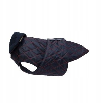 Grande-finale derka czarna pikowana dla psa 70 cm