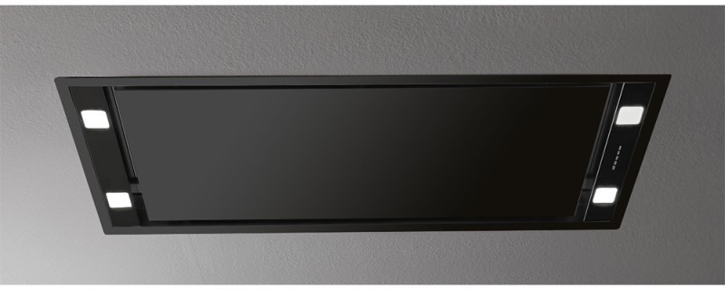 Falmec Stella 90 Czarna z silnikiem zewnętrznym 1500 m3/h