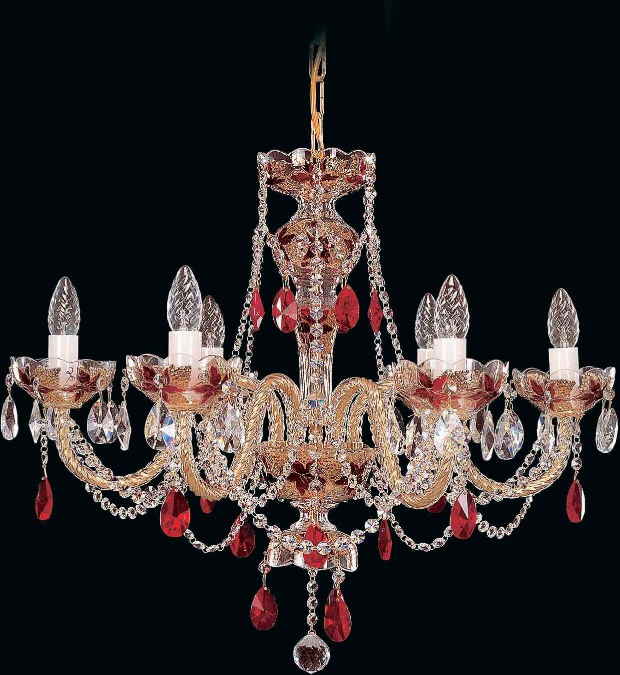 Elita bohemia Żyrandol kryształowy 6-ramienny - Bohemia L 547/6/17-7