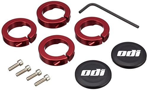 ODI pierścienie zaciskowe do Lock-On system, 7 MM, czerwony D70LJR