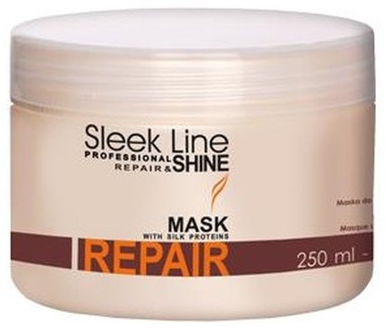 Stapiz Stapiz Sleek Line Repair&Shine Maska Z Jedwabiem Do Włosów Zniszczonych i Suchych 250ml