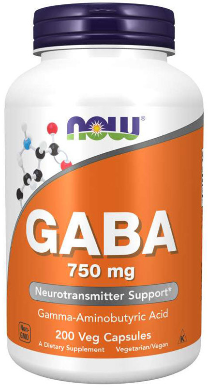 Now Foods NOW Gaba 750mg 200vegcaps