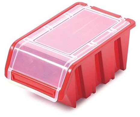 Prosperplast Pojemnik Magazynowy Truck Plus NPKL6 Z Klapką Czerwony PPNPKL6-R444