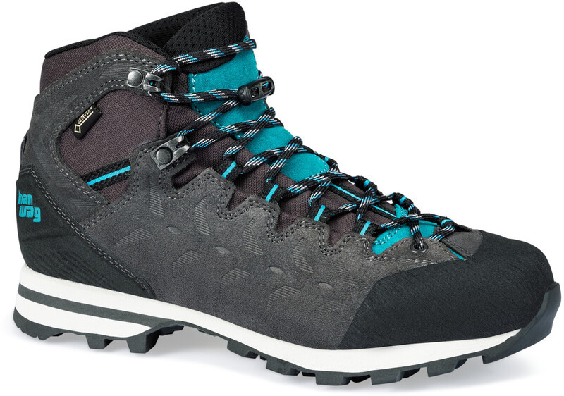 Hanwag Makra Light GTX Shoes Women, szary/turkusowy UK 6,5 | EU 40 2022 Buty górskie H100401-64499-6,5