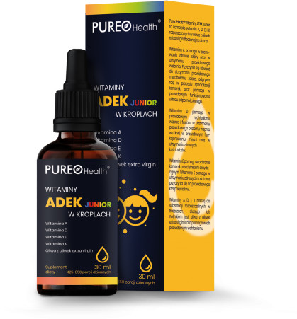 Pureo Health Witaminy ADEK Junior Krople 30 ml