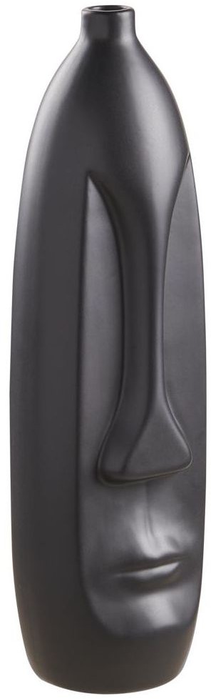 EVG TRADE Wazon ceramiczny Face czarny wys. 29 cm