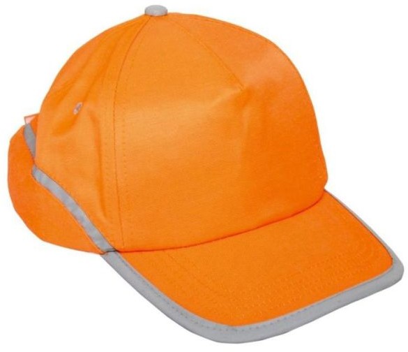 Czapka z daszkiem pomarańczowa