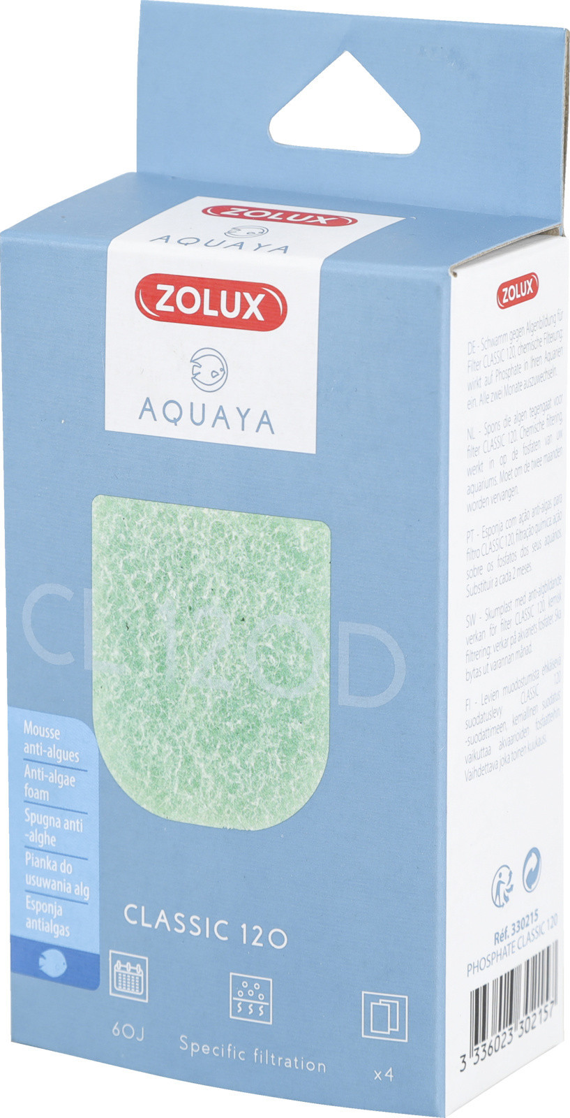 Zolux AQUAYA Wkład Phosphate Classic 120 330215