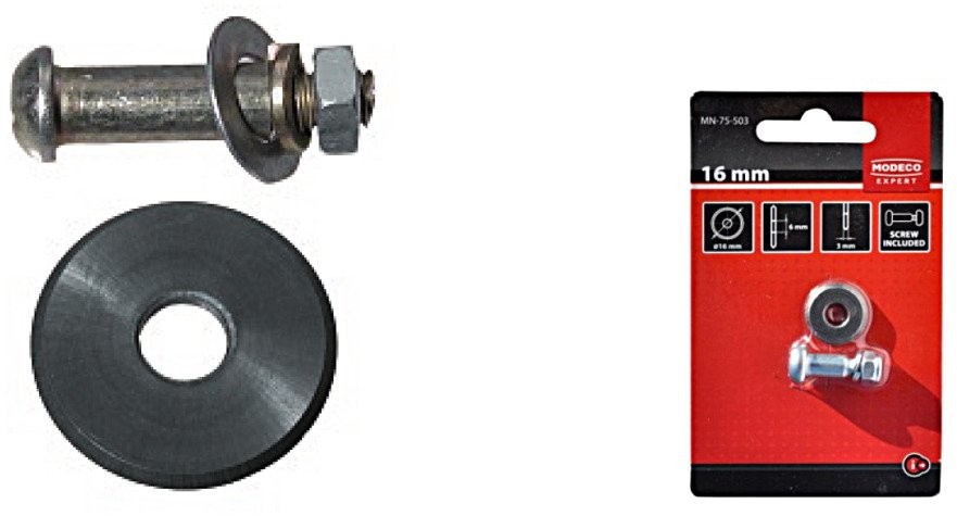 Modeco Kółka do cięcia glazury z trzpieniem 16x3,0 mm Expert MN-75-503