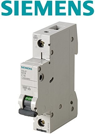 Siemens 5sl6110  7 miniatura wyłącznik nadmiarowo-prądowy 6 KA 1 pole C-10 A 5SL6110-7