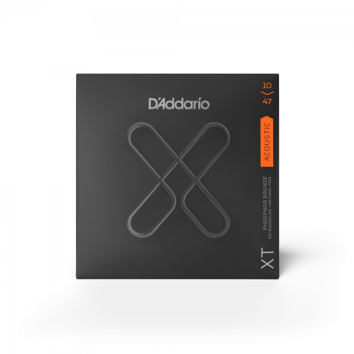 DAddario XTAPB1047, XT struny do gitary akustycznej brąz fosforowy, światło, 10-47 XTAPB1047