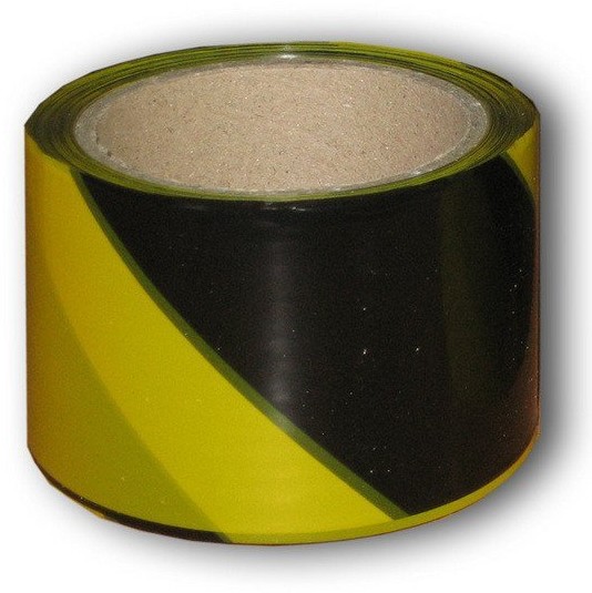 unimet TAŚMA OSTRZEGAWCZA ŻÓŁTO-CZARNA 80MM*100M