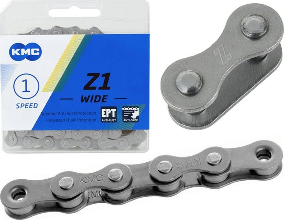 KMC KMC Łancuch KMC Z1 szeroki EPT 1/2 x 1/8 128 ogniw 8.6 mm 1-rzędowy uniwersalny 22981-uniw