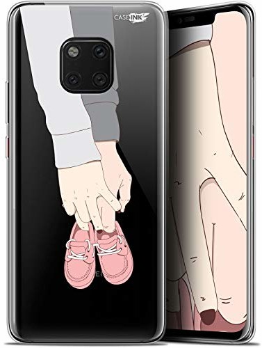 Caseink Etui do Huawei Mate 20 Pro, A Two My Baby CRYSPRNTMATE20PROBABYSHOES