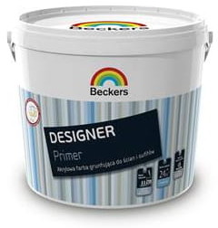 Beckers Farba akrylowa biała 10 l Designer Primer