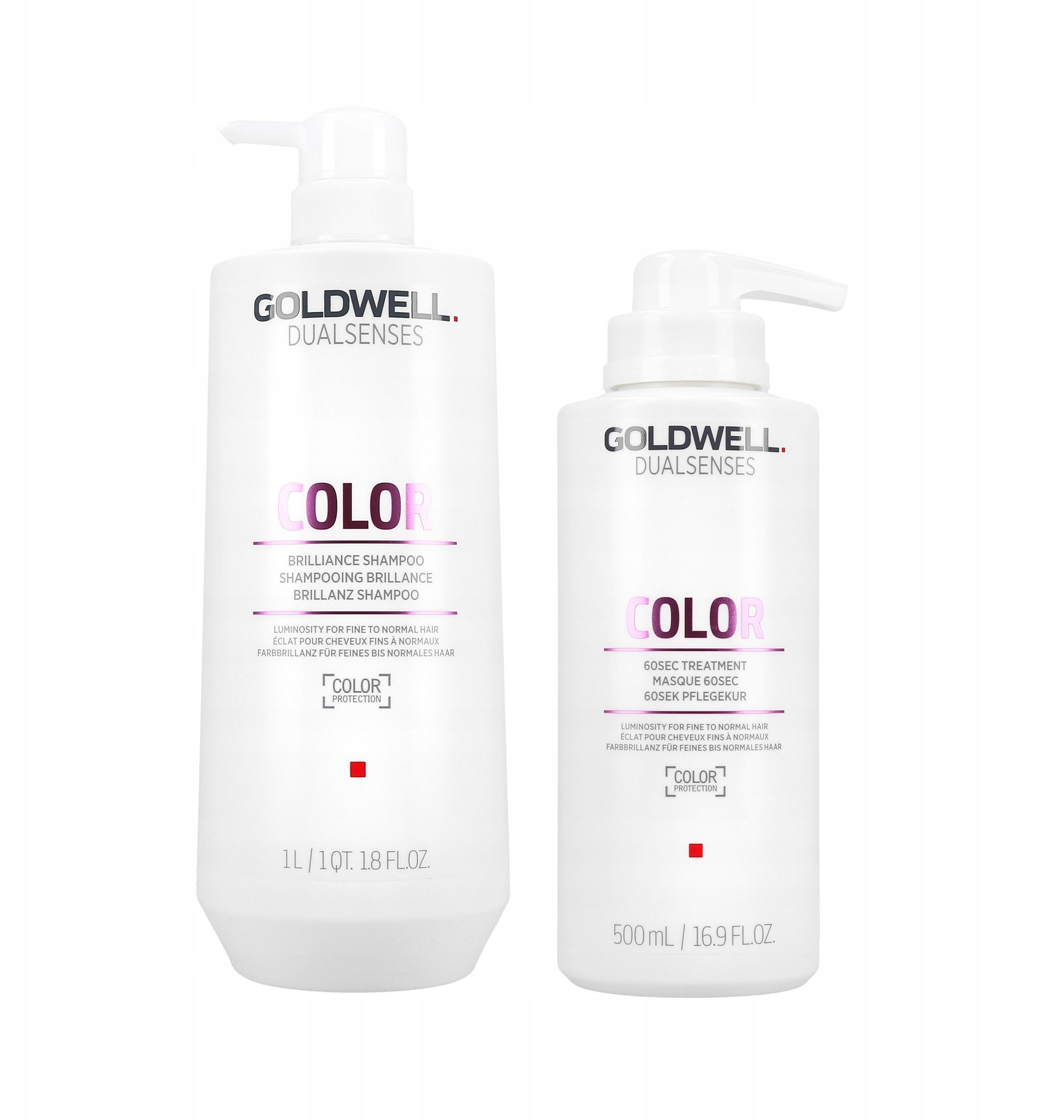 Goldwell Color Szampon 1000 ML + Kuracja 500 ML