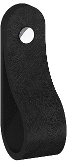 Elita KIDO Uchwyt do szafki skóra Czarny 1szt 168407