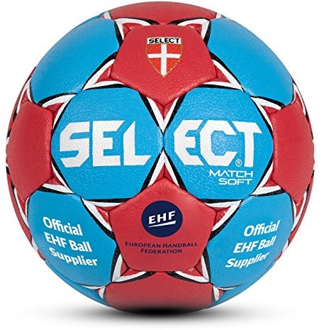 Select Match Soft piłka do gry w piłkę ręczną, niebieski 1622858232_Blau/Rot_3